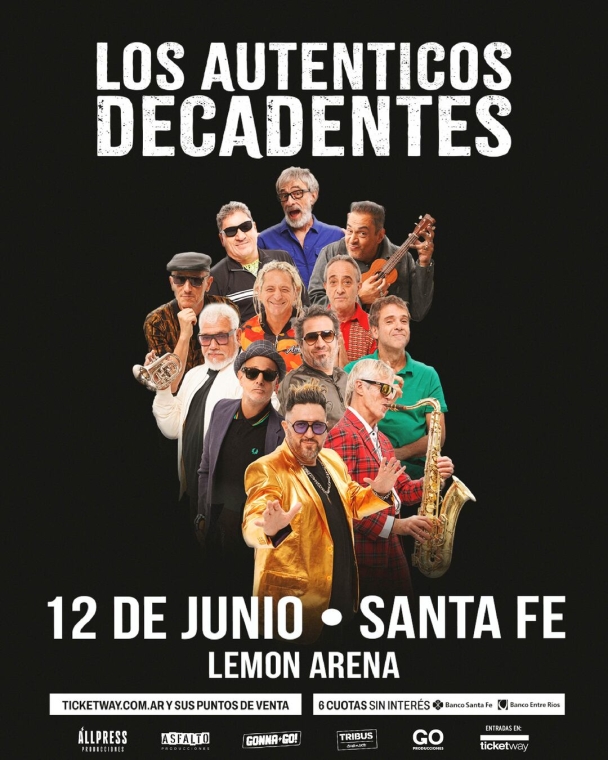 Los Aut&eacute;nticos Decadentes