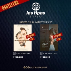 Cartelera Las Tipas Cinema