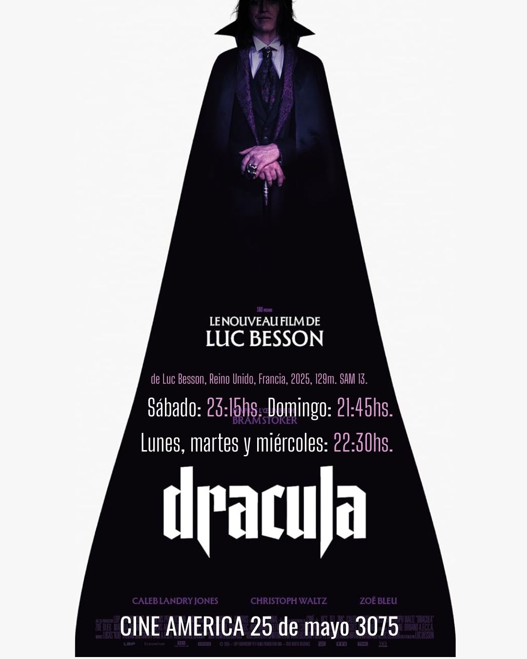 Cartelera Cine América
