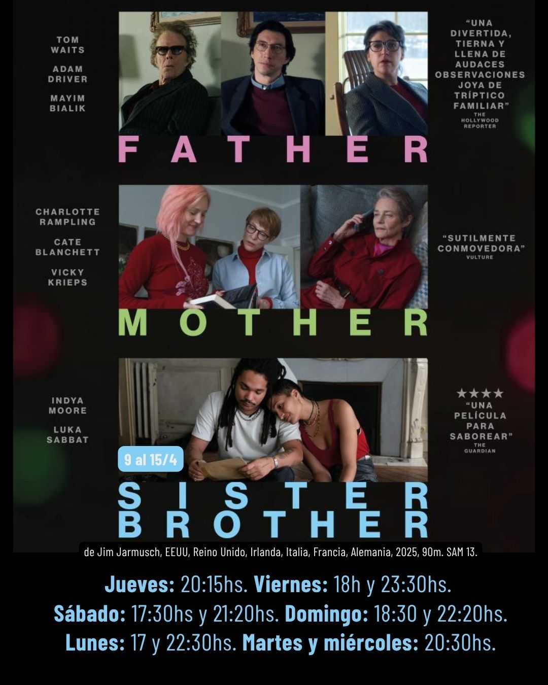 Cartelera Cine América