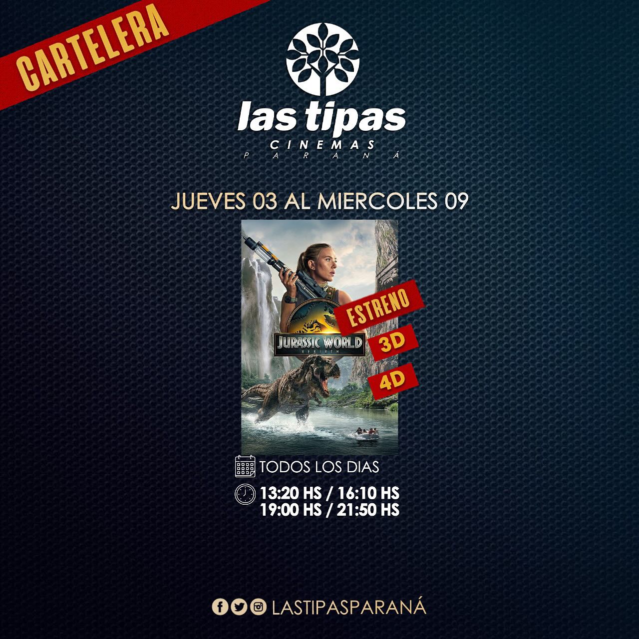 Cartelera Las Tipas Cinema