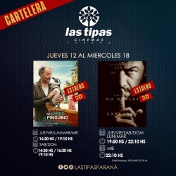 Cartelera Las Tipas Cinema