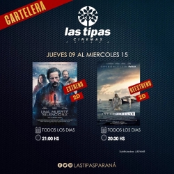 Cartelera Las Tipas Cinema