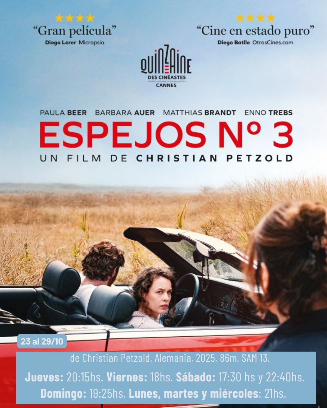 Cartelera Cine América